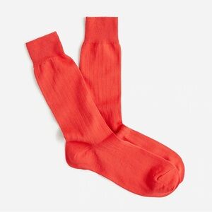 J Crew Ribbed dress socks Mens One Size